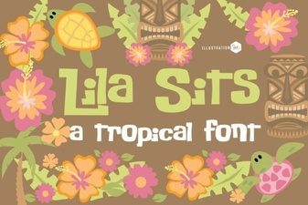 Pn Lila Sits Fn Font - Free Display Font Download