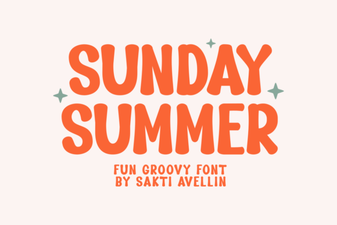 Sunday Summer Font - Free Display Font Download