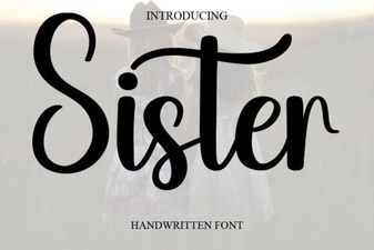 Sister Font - Elegant Script Typeface for Creative Designs