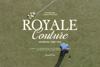 Royale Couture Font: Elegant Luxury for Creative Designs